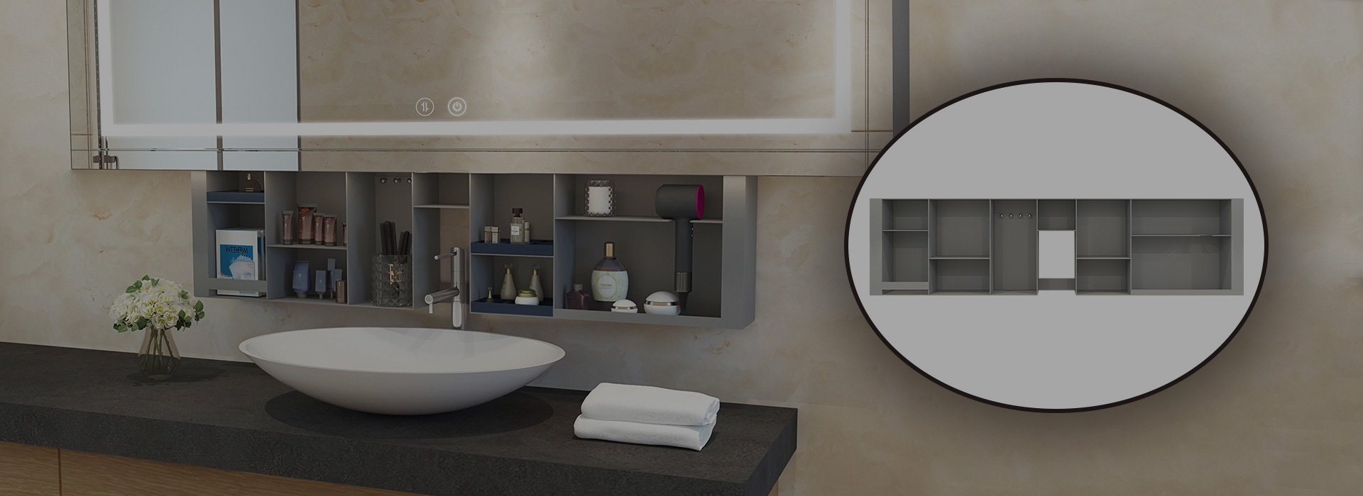 Bathroom Storage Cabinet 9.715