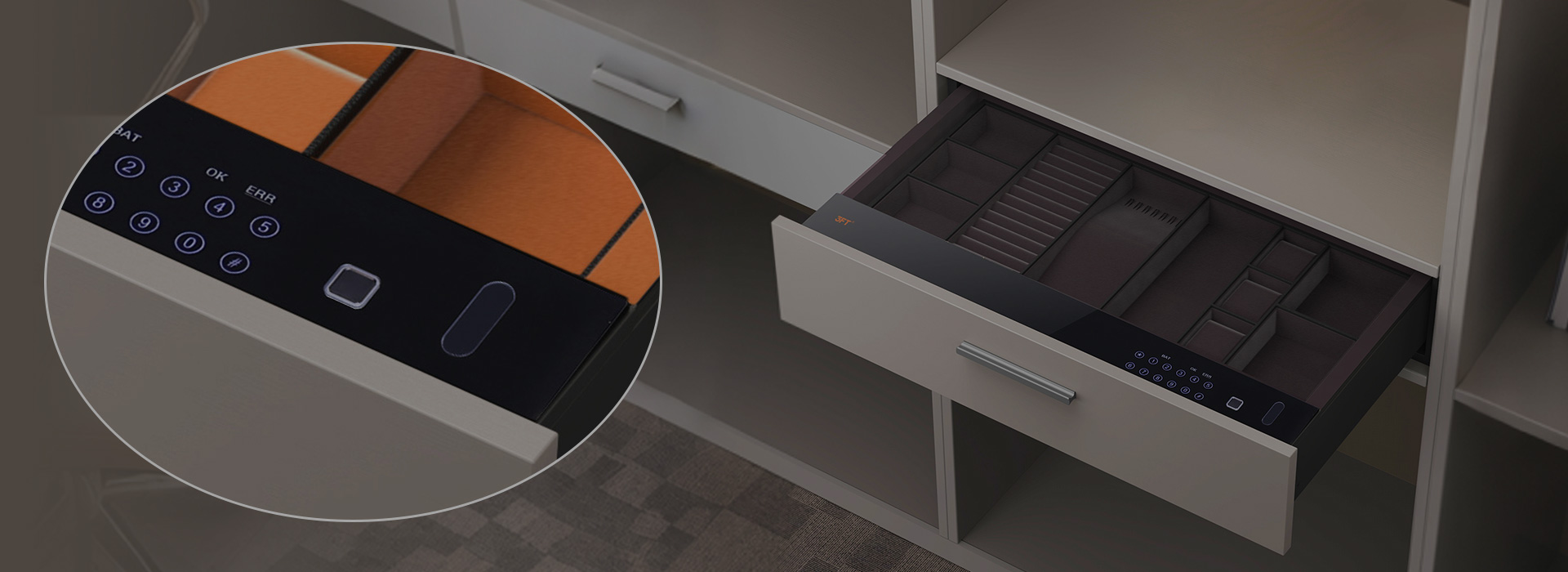 Biometric Safe Drawer 9.371