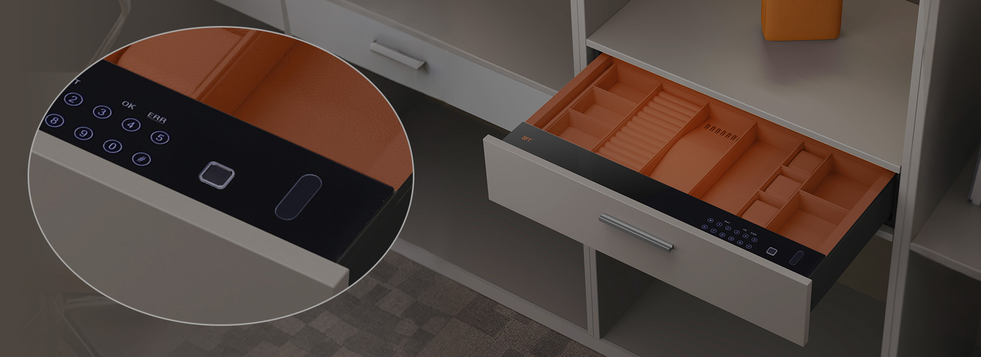 Biometric Safe Drawer 9.373