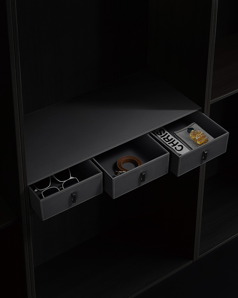 Elegant Leather Drawers 9.821