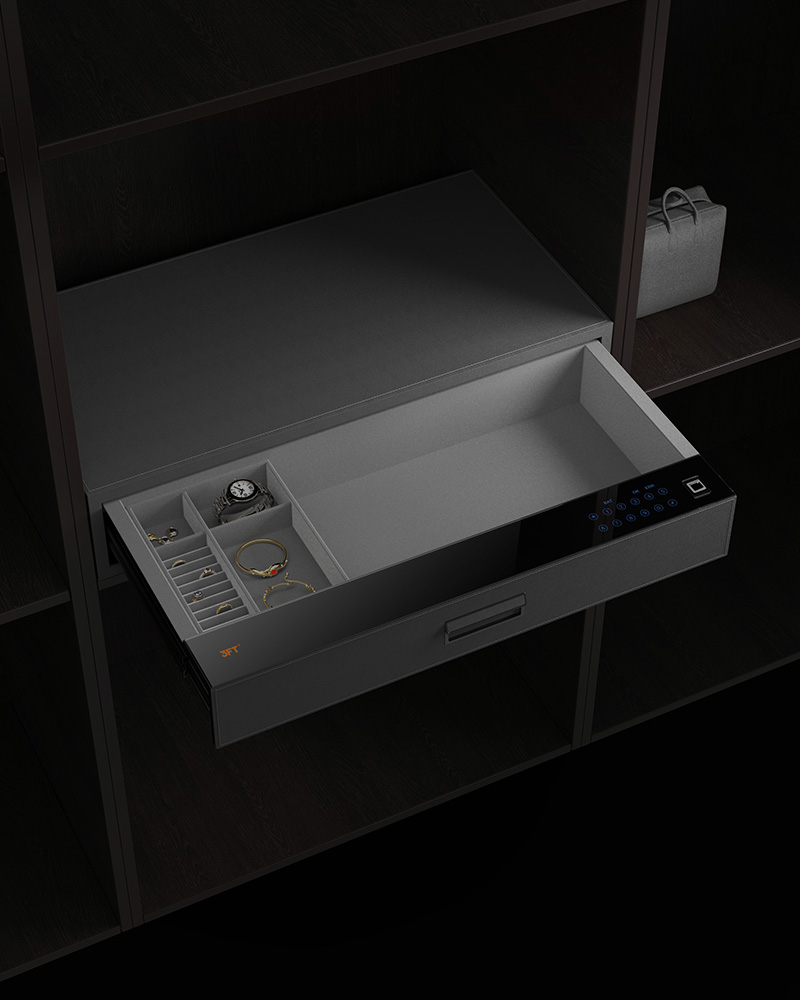 Leather Drawer Safe 9.531