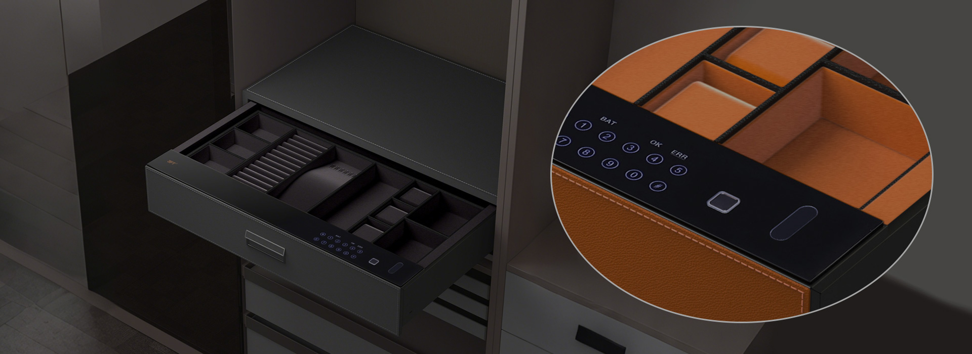 Leather Drawer Safe 9.572