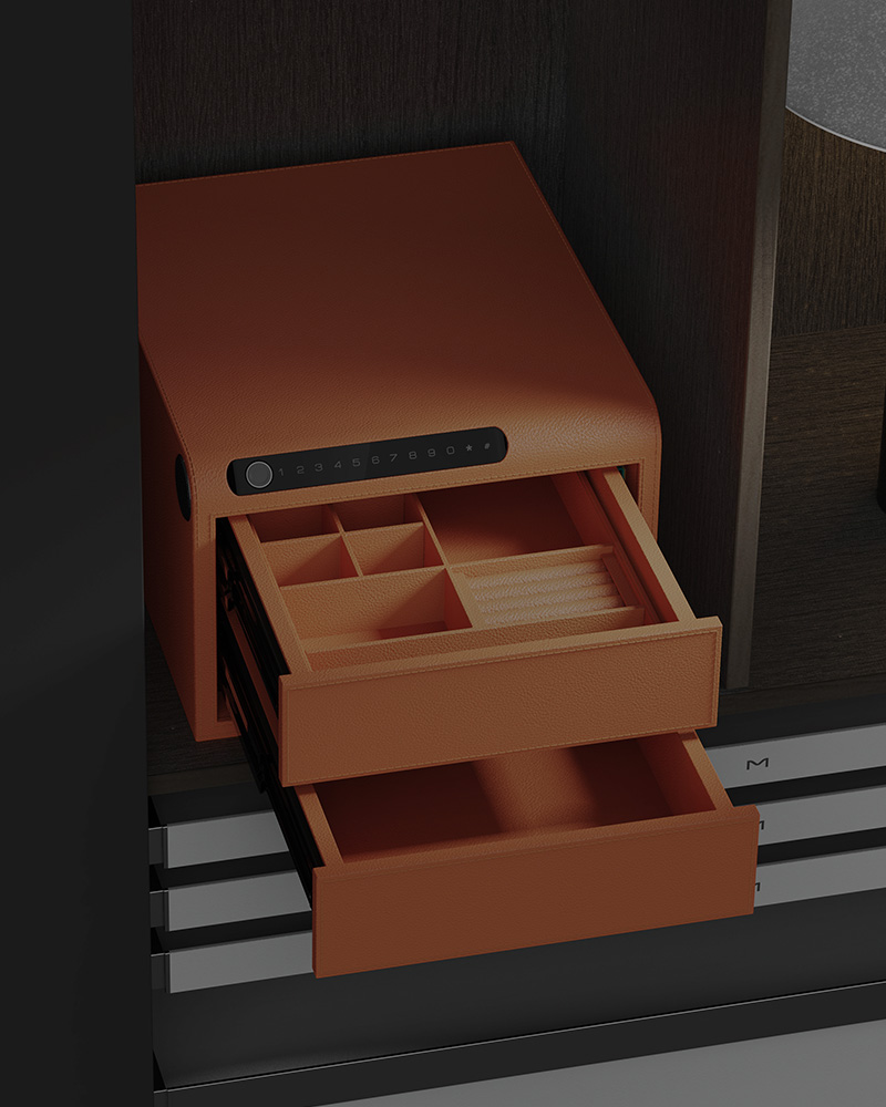 Leather Jewelry Organizer 9.125