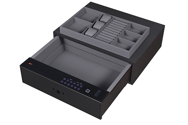 Biometric Safe Drawer 9.373 562 Gray