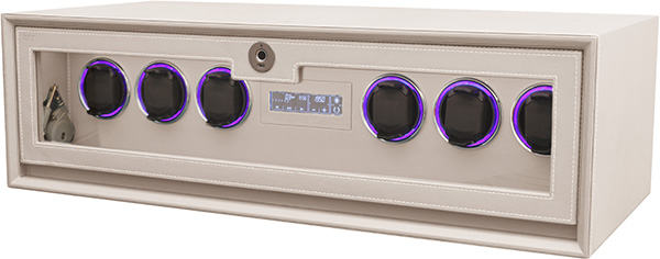 Deluxe Watch Winder 9-801 Simulated Leather C023
