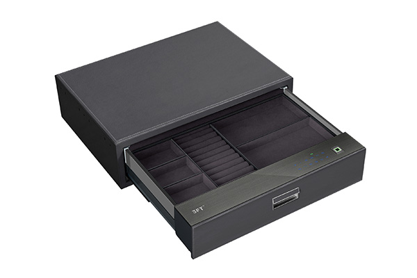 Leather Drawer Safe 9.512 9.512-564 Gray