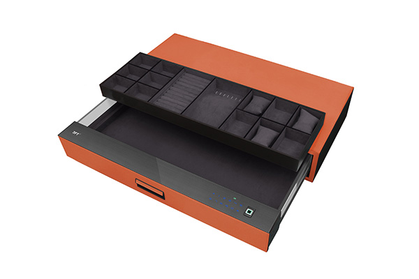 Leather Drawer Safe 9.512 9.512-864 Orange