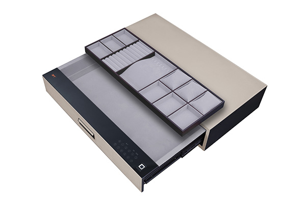 Leather Drawer Safe 9.532 Color 764 Off White