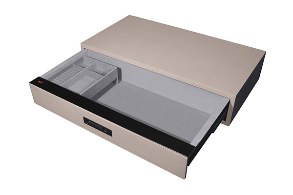 Leather Drawer Safe 9.545 Color 764 Off White