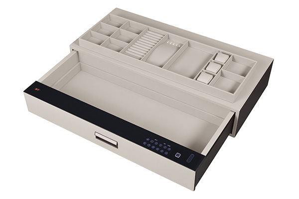 Leather Drawer Safe 9.573 Color 962 Off White