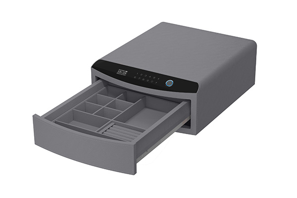 Leather Jewelry Organizer 9.121 9.121-1 Gray