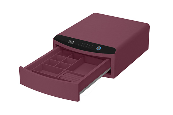 Leather Jewelry Organizer 9.121 9.121-1 Wine Red