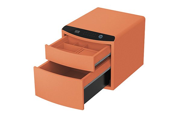 Leather Jewelry Organizer 9.121 9.121-2.5 Orange