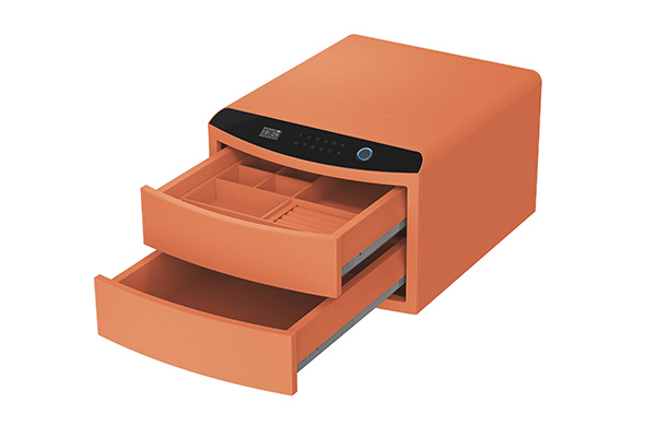 Leather Jewelry Organizer 9.121 9.121-2 Orange