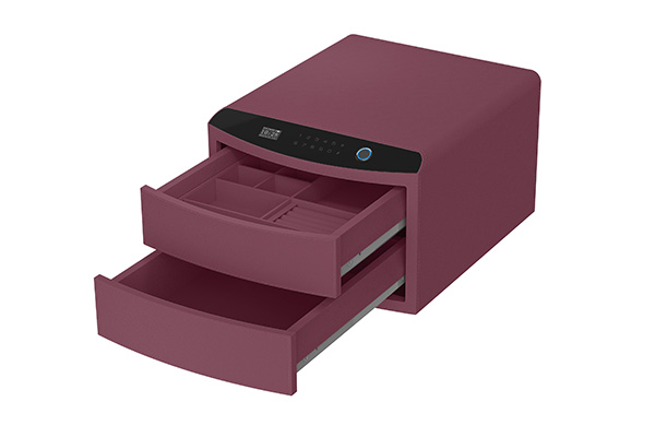 Leather Jewelry Organizer 9.121 9.121-2 Wine Red