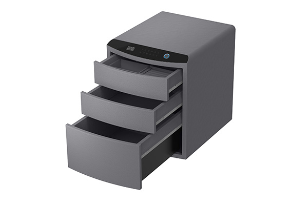 Leather Jewelry Organizer 9.121 9.121-3.5 Gray