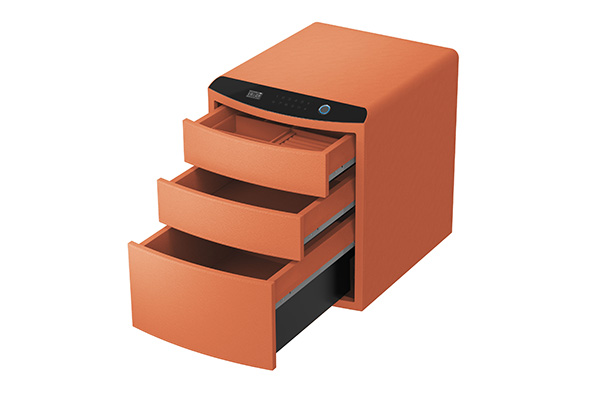 Leather Jewelry Organizer 9.121 9.121-3.5 Orange