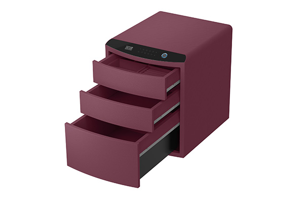 Leather Jewelry Organizer 9.121 9.121-3.5 Wine Red