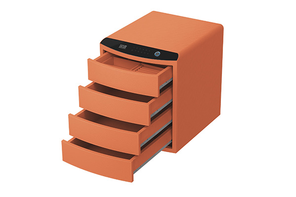 Leather Jewelry Organizer 9.121 9.121-4 Orange