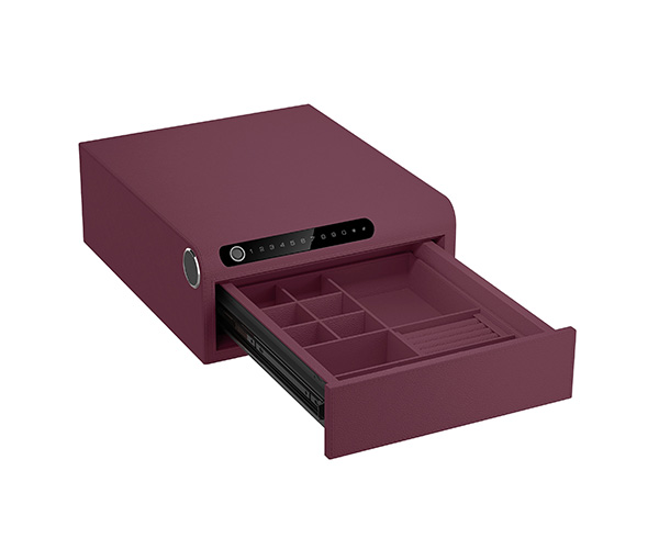 Leather Jewelry Organizer 9.125 9.125-1 Wine Red