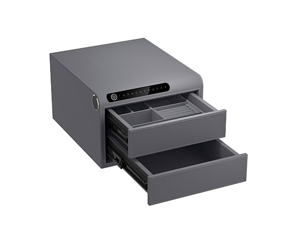 Leather Jewelry Organizer 9.125 9.125-2 Gray