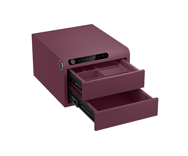 Leather Jewelry Organizer 9.125 9.125-2 Wine Red