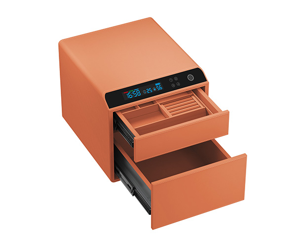 Leather Jewelry Organizer 9.127 9.127-2.5 Orange
