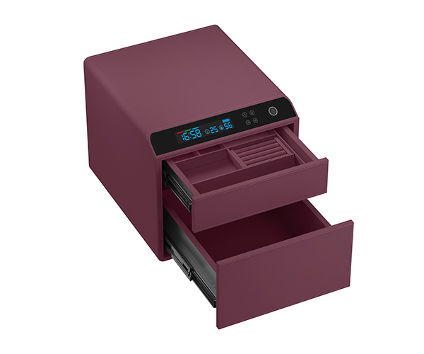 Leather Jewelry Organizer 9.127 9.127-2.5 Wine Red