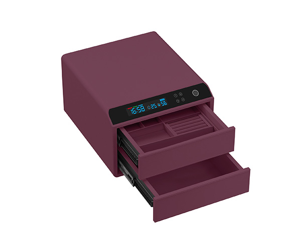 Leather Jewelry Organizer 9.127 9.127-2 Wine Red