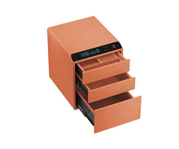 Leather Jewelry Organizer 9.127 9.127-3.5 Orange