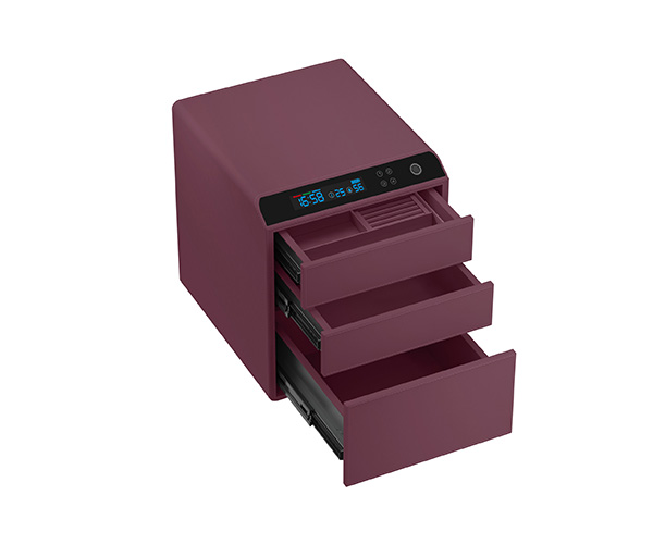 Leather Jewelry Organizer 9.127 9.127-3.5 Wine Red