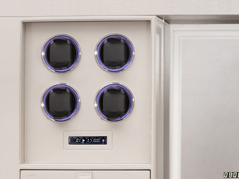 Lifting Jewelry Box 9.701 (Cabinet Drop-down Model) Features Watch Winders