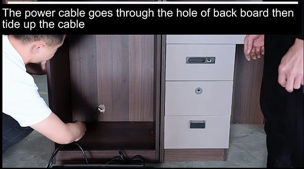 How to install concealed wardrobe safe F601 into your closet