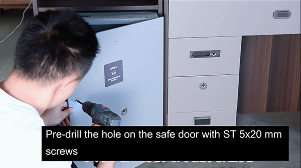 How to install concealed wardrobe safe F601 into your closet