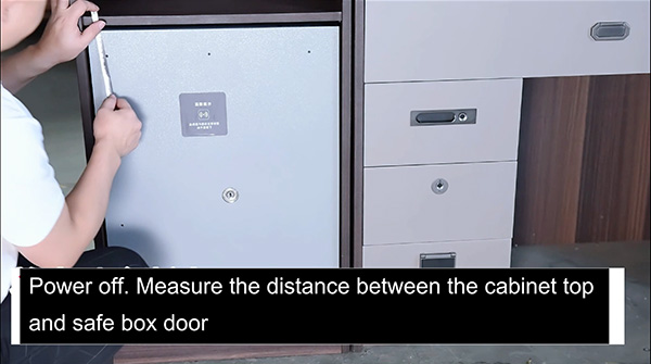 How to install concealed wardrobe safe F601 into your closet