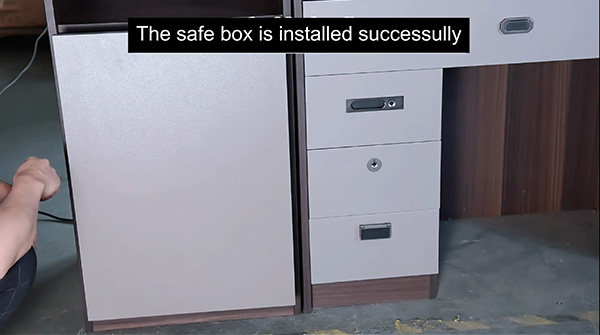 How to install concealed wardrobe safe F601 into your closet