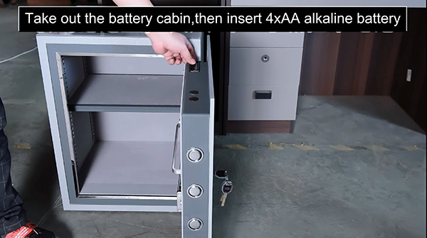 How to install concealed wardrobe safe F601 into your closet