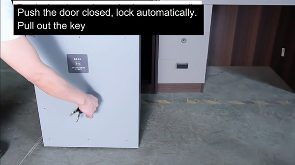 How to install concealed wardrobe safe F601 into your closet