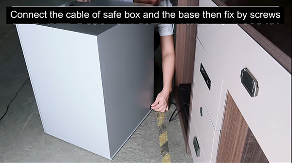 How to install concealed wardrobe safe F601 into your closet