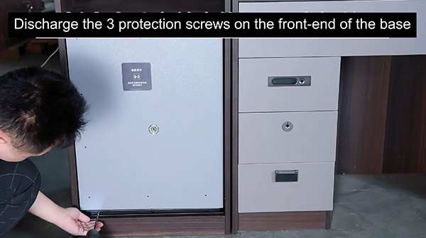 How to install concealed wardrobe safe F601 into your closet