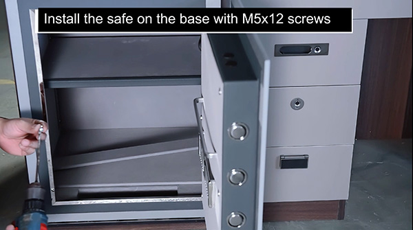 How to install concealed wardrobe safe F601 into your closet