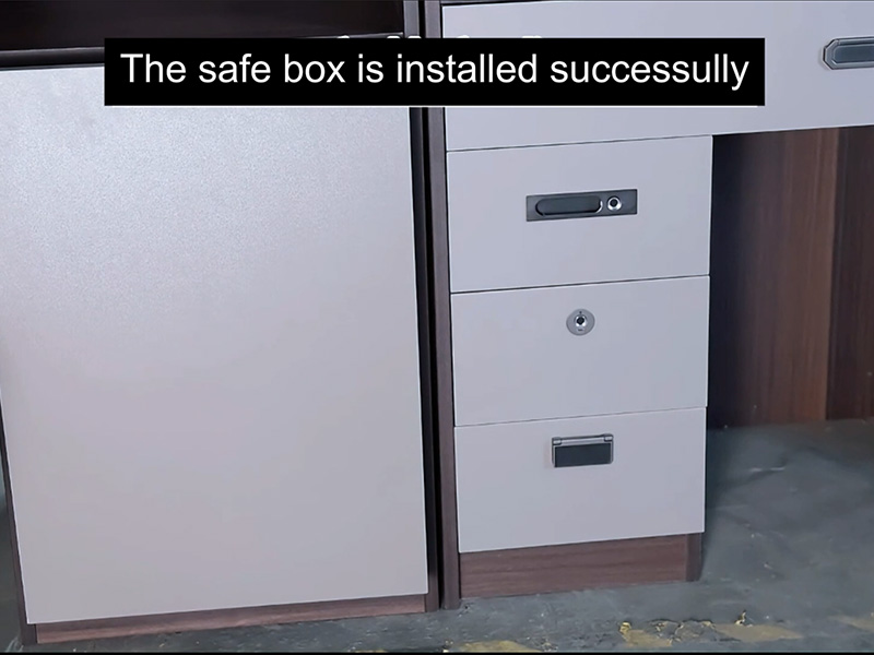 How to install concealed wardrobe safe F601 into your closet