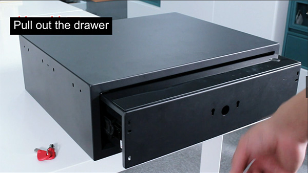 How to install D5 Series drawer safe