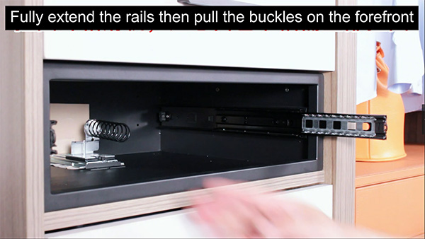 How to install D5 Series drawer safe
