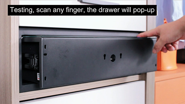 How to install D5 Series drawer safe