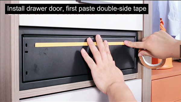 How to install D5 Series drawer safe