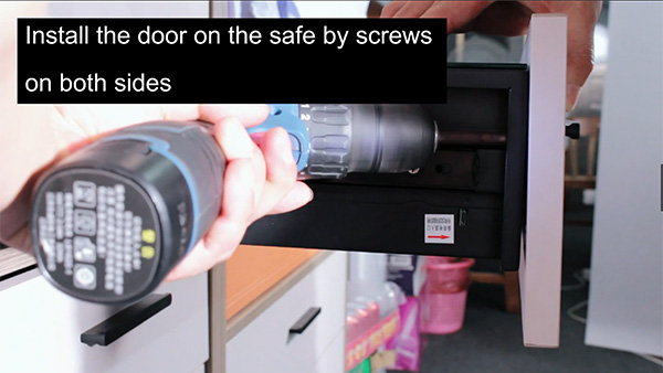 How to install D5 Series drawer safe