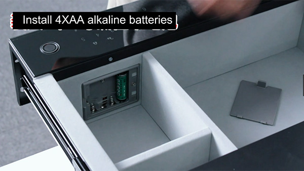 How to install D5 Series drawer safe