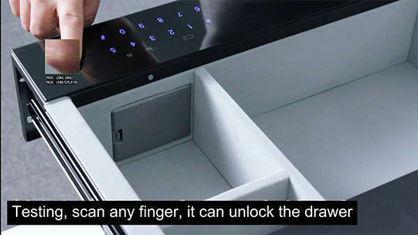 How to install D5 Series drawer safe