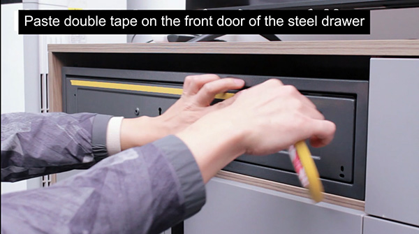 How to install deluxe safe drawer F301 into your drawer